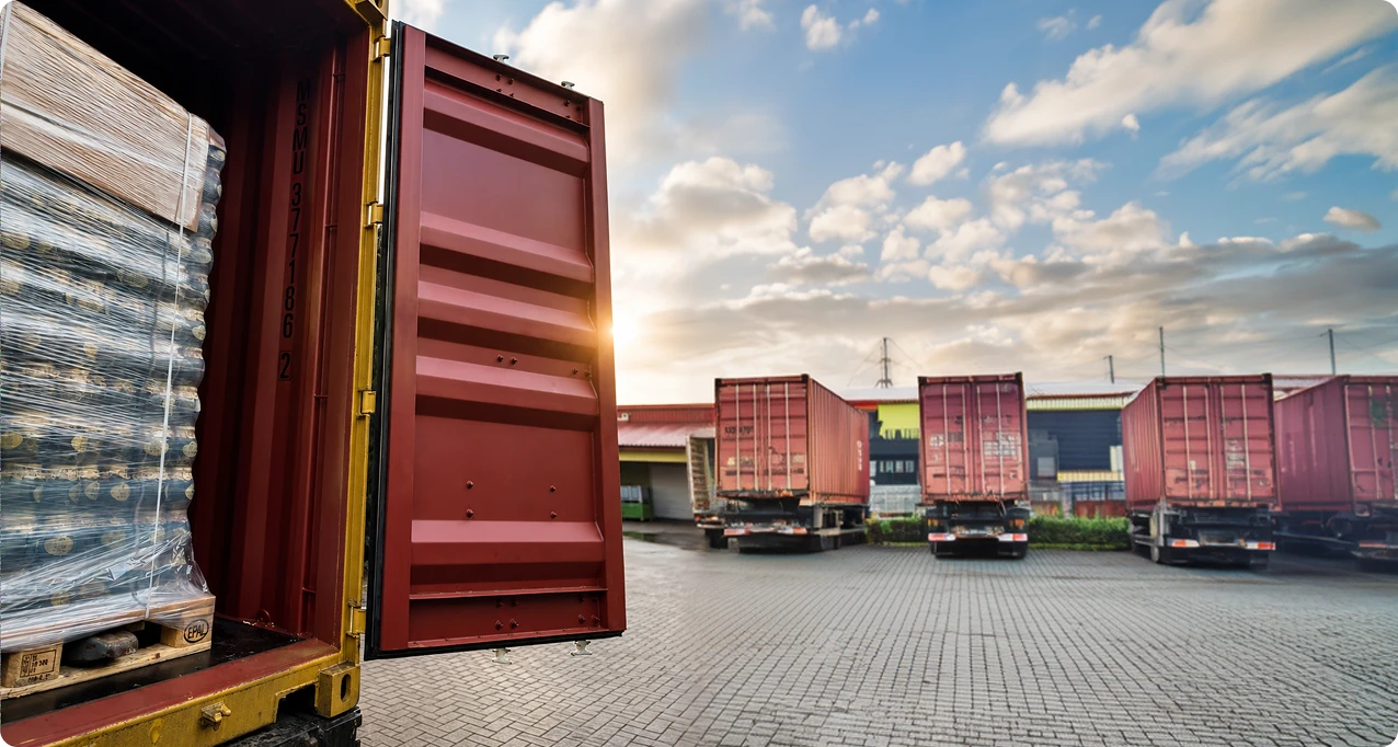 Produkty Orzeł Polska przygotowane do transportu